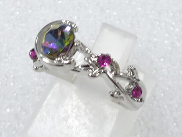 色石　指輪(9.5号)